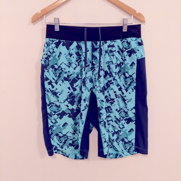 Lululemon Mens T.H.E. Short 11"  Tip Top Arctic Teal Hero Blue M - Picture 7 of 15